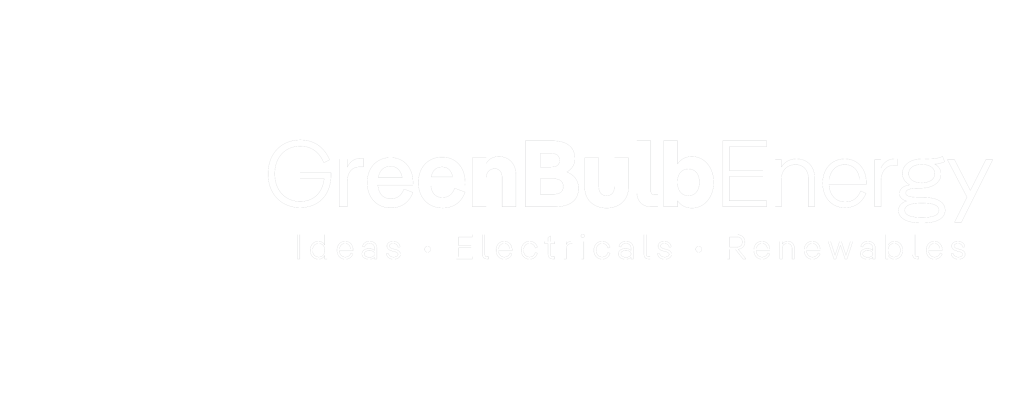 GreenBulb Energy logo featuring a stylised lightbulb, symbolising innovation in solar power and sustainable energy.