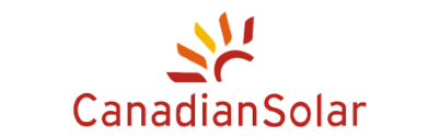 Canadian Solar logo, representing a global leader in photovoltaic panels and solar energy solutions.