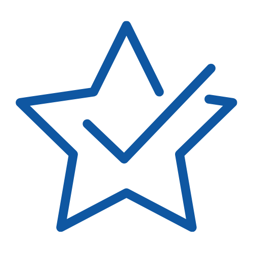 Quality assurance icon representing reliable and certified renewable energy solutions.